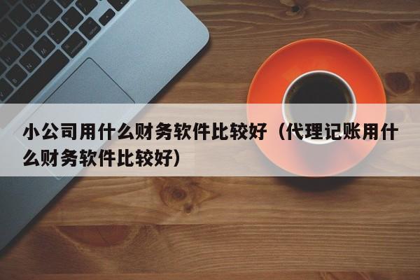 小公司用什么财务软件比较好（代理记账用什么财务软件比较好）