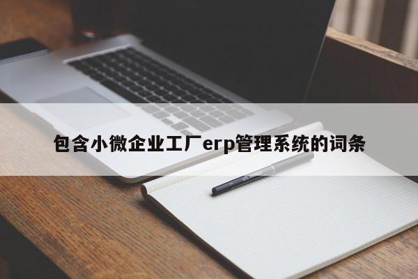 包含小微企业工厂erp管理系统的词条