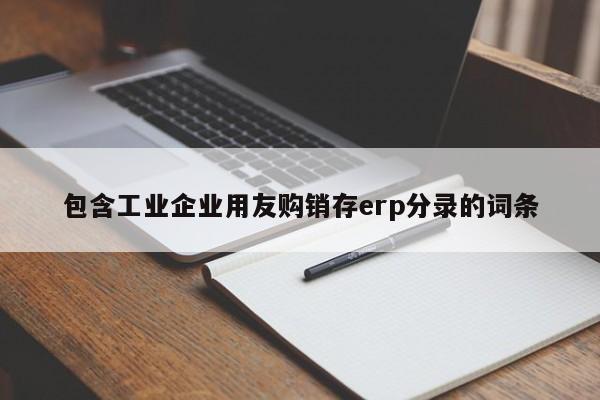 包含工业企业用友购销存erp分录的词条